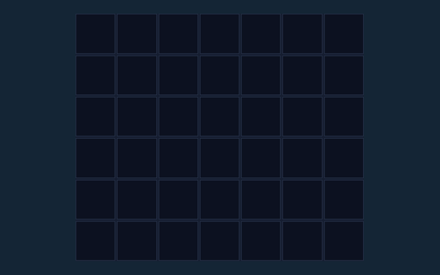 Four in a Row playing interface
