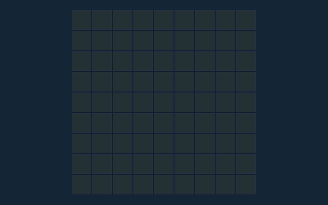 Minesweeper playing interface